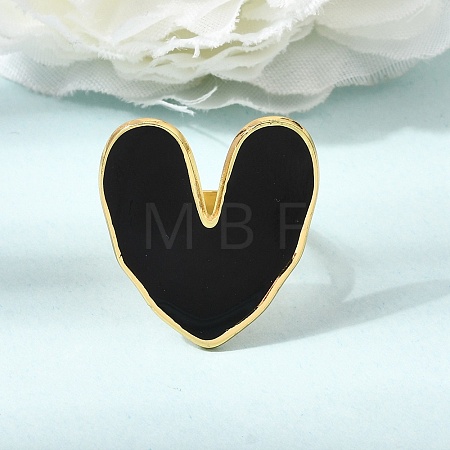 304 Stainless Steel Enamel Cuff Open Rings SA-CBA369F-02G-01-1