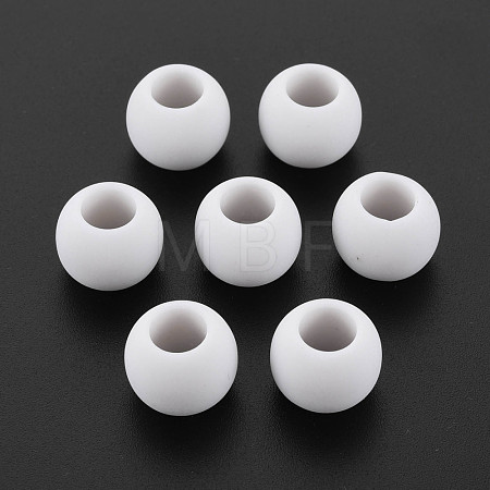 Opaque Acrylic European Beads SACR-T343-11-A-1