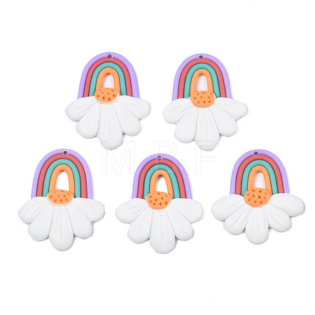 Handmade Polymer Clay Pendants CLAY-N010-053-1
