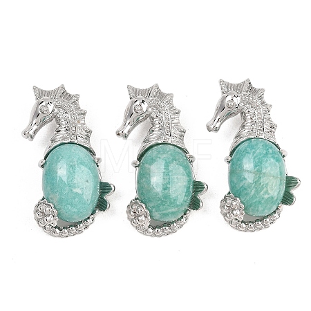 Natural Amazonite Pendants G-A315-03B-P-1