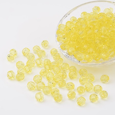 Transparent Acrylic Beads X-DB8mmC-53-1