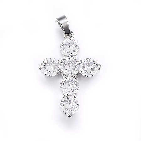 304 Stainless Steel Pendants STAS-E439-72P-1