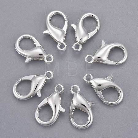 Zinc Alloy Lobster Claw Clasps E106-S-1