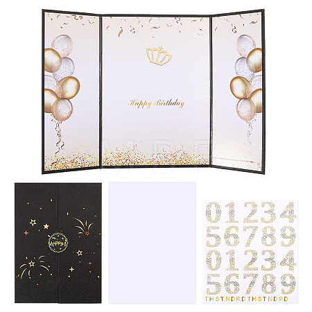 Paper Birthday Greeting Card AJEW-WH0410-284-1