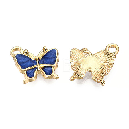 Light Gold Plated Alloy Charms ENAM-T009-03B-1