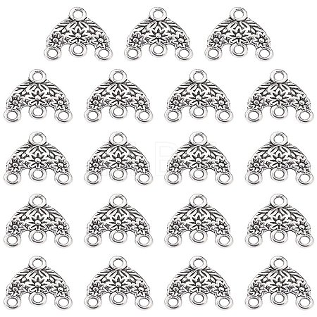 Tibetan Style Alloy Chandelier Component Links FIND-YW0003-90-1