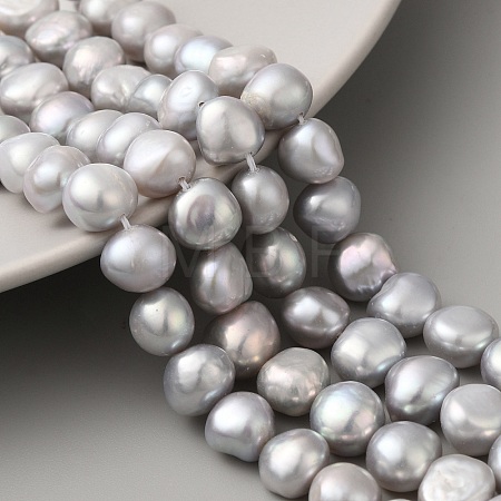 Dyed Natural Cultured Freshwater Pearl Beads Strands PEAR-A006-10G-1