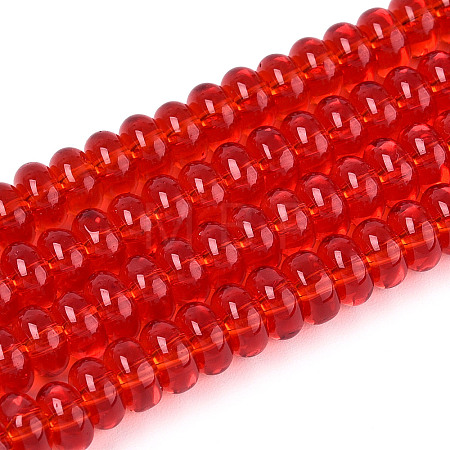 Transparent Glass Beads Strands GLAA-ZX008-4mm-19C-1