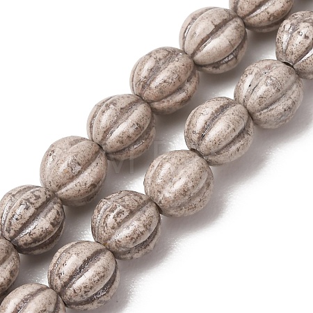 Vintage Handmade Porcelain Beads Strands PR-CBAA37B-09H-1
