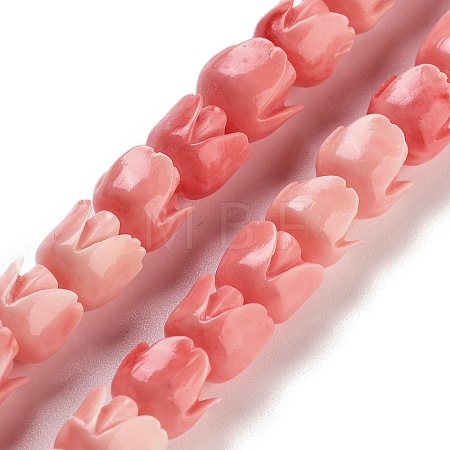 Synthetic Coral Beads Strands CORA-B001-05A-04-1