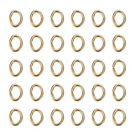 Brass Jump Rings KK-YW0001-26G-1