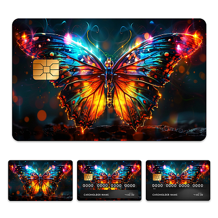 Plastic Waterproof Card Stickers STIC-WH0032-022-1