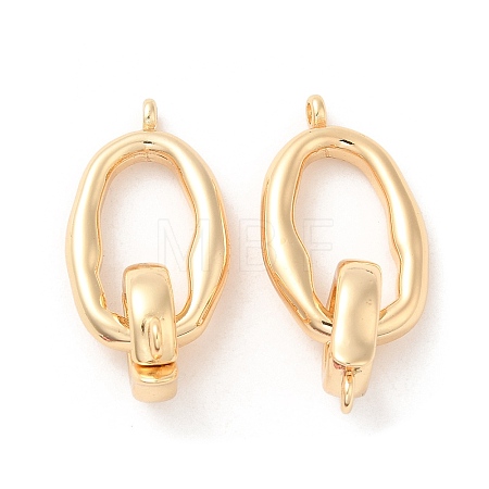 Brass Fold Over Clasps LS-KK-F860-66G-1