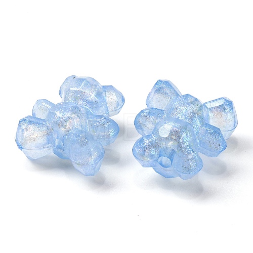 Luminous Transparent Acrylic Beads MACR-D024-30-01-1