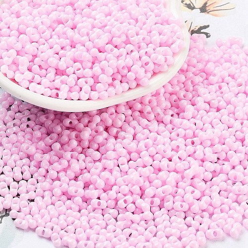 Baking Paint Glass Seed Beads SEED-A033-05K-1