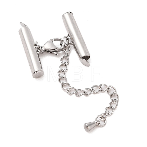 Tarnish Resistant 304 Stainless Steel Curb Chain Extender STAS-M061-05P-02-1