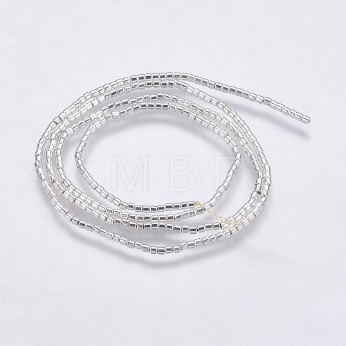 Electroplate Non-magnetic Synthetic Hematite Bead Strands G-K237-08M-1