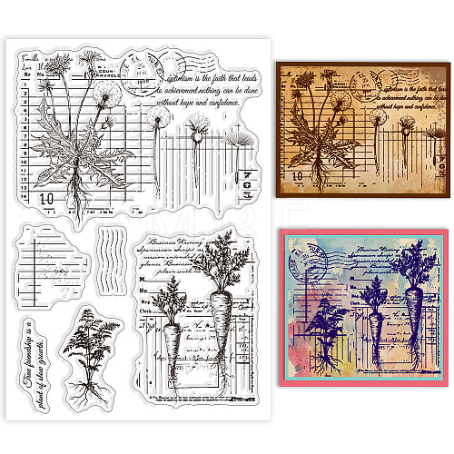 Custom PVC Plastic Clear Stamps DIY-WH0448-0515-1