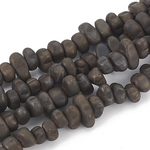 Electroplate Non-magnetic Synthetic Hematite Beads Strands X-G-T061-103A-1