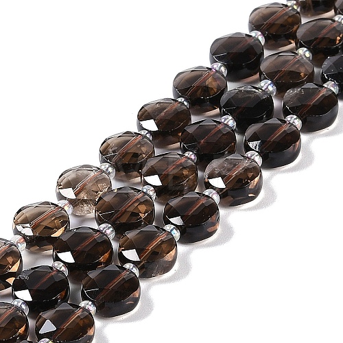 Natural Smoky Quartz Beads Strands G-N342-11-1