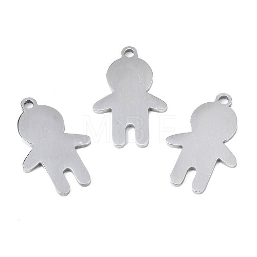 Non-Tarnish 201 Stainless Steel Pendants STAS-T044-269P-1