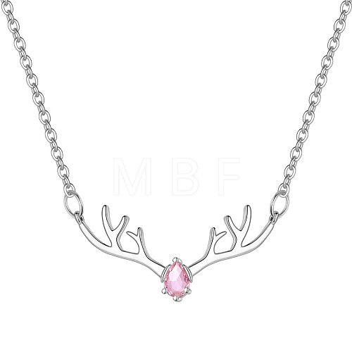 Deer Urn Ashes Pendant Necklace PW-WG78BFC-10-1