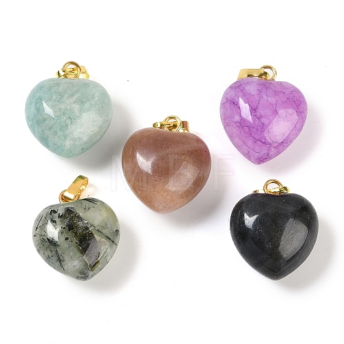 Natural Mixed Stone Pendants G-J386-H-G-1