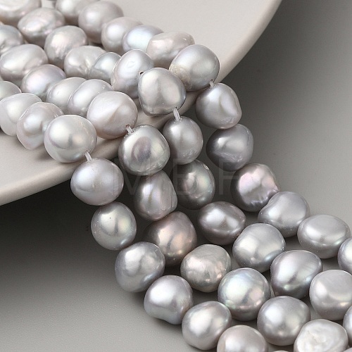 Dyed Natural Cultured Freshwater Pearl Beads Strands PEAR-A006-10G-1