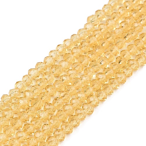 Glass Beads Strands EGLA-A044-T1mm-D03-1