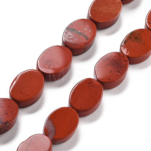 Natural Red Jasper Beads Strands G-P559-B18-01-1