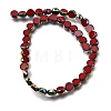 Electroplated Transparent Glass Beads Strands GL-CBA98F0-06C-04-3