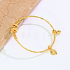 Adjustable Brass Round Beaded Bangles for Women MZ9202-3
