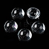 Transparent Half Round Glass Cabochons GGLA-R027-18mm-6