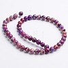 Dyed & Heated Natural Imperial Jasper Round Bead Strands G-M274-03-8mm-2