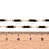 Handmade Seed Beads Column Link Chains CHS-T006-33G-3