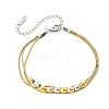 304 Stainless Steel Multi-strand Bracelets BJEW-G733-02M-5