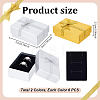 12Pcs 2 Colors Cardboard Necklace Boxes CBOX-PH0001-11-2