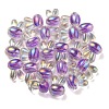 UV Plating Rainbow Iridescent Acrylic Beads X1-PACR-E001-05E-3
