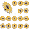 16Pcs Platinum Enamel Pin JEWB-FH0003-17-1