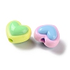 Two Tone Opaque Acrylic Beads X-SACR-I005-08C-2