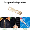 Stainless Steel Zipper Accessories FIND-WH0173-498KCG-3