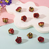 10Pcs Preserved Rose Pendants KY-TA0001-59C-5