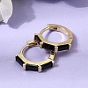 Brass Pave Cubic Zirconia Hoop Earrings EJEW-G471-09G-02-3