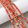 Dyed Natural Regalite/Imperial Jasper/Sea Sediment Jasper Beads Strands G-B124-C05-03-5