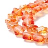 Transparent Glass Beads Strand X1-GLAA-F112-04F-4