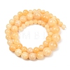Natural Yellow Jade Graduated Beads Strands GG-CBA2AE1-A02-5