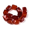 Natural Red Agate Beads Strands G-N342-148A-3