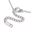 Non-Tarnish 201 Stainless Steel Pendnat Necklaces NJEW-JN04764-01-4