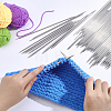 55Pcs Stainless Steel Knitting Needles Set DIY-WH0671-515-4