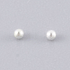 Stainless Steel Solid Round Beads STAS-F153-1mm-S-2